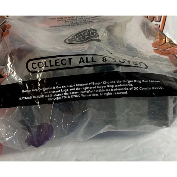 2000 Burger King DC Comics Batman Beyond Factory Sealed Toy #3 - Picture 4 of 5